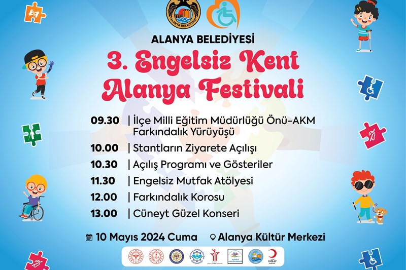 ENGELLERİ KALDIRAN ENGELSİZ KENT ALANYA FESTİVALİ’NE BÜYÜK İLGİ