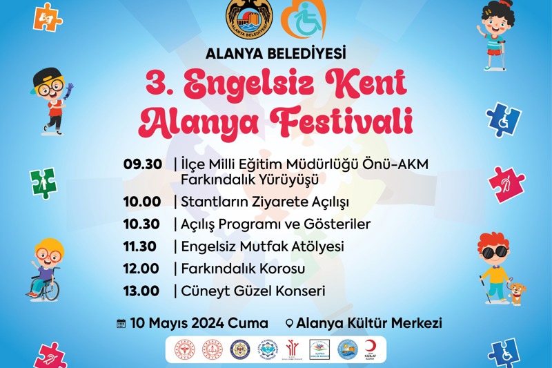 ENGELLERİ KALDIRAN ENGELSİZ KENT ALANYA FESTİVALİ’NE BÜYÜK İLGİ
